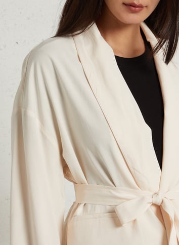 Jacket with shawl collar BELLA JONES Beige